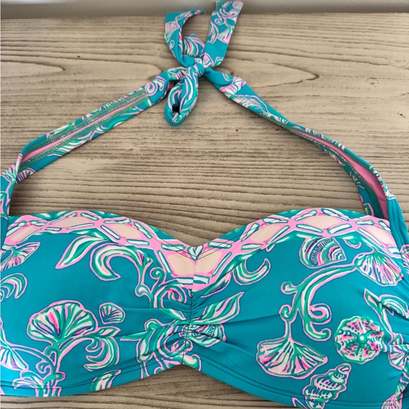 Lilly Pulitzer Other - Lilly Pulitzer Turquoise Teal Bathing Suit Top